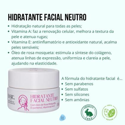 Imagem de Creme Facial Via Aroma Antissinais 100g -  Gerânio e Rosa Mosqueta