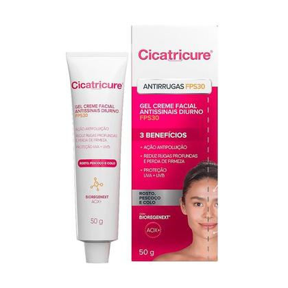 Imagem de Creme Gel Antissinais Cicatricure FPS30 Diurno 50g