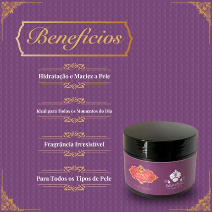 Imagem de Creme Hidratante Árabe Amira 300g - Sultans Choice Scents  Pele Macia e Perfumada