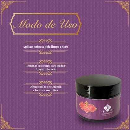 Imagem de Creme Hidratante Árabe Amira 300g - Sultans Choice Scents  Pele Macia e Perfumada