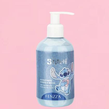 Imagem de Creme Hidratante Corpo E Mãos Com Óleo De Coco E Extrato De Mirtilo 250ml Disney Stitch Lançamento Fenzza