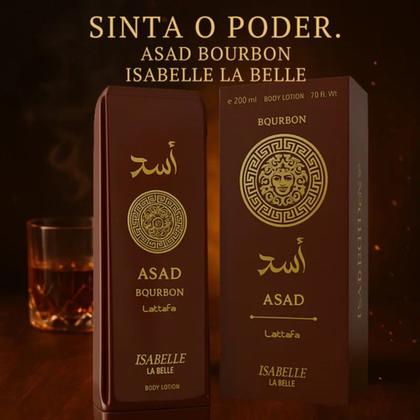 Imagem de Creme Hidratante Corporal Árabe Asad Bourbon Isabelle La Belle 200ml