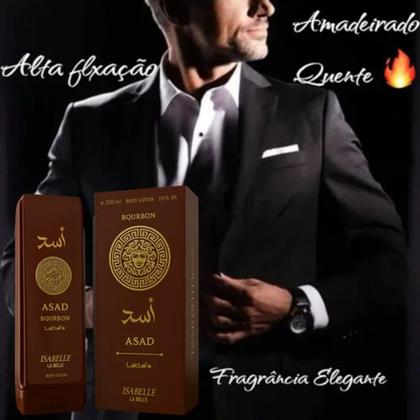 Imagem de Creme Hidratante Corporal Árabe Asad Bourbon Isabelle La Belle 200ml