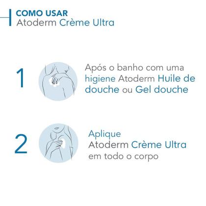 Imagem de Creme Hidratante Corporal Bioderma - Atoderm Crème Ultra Peles Normais e Secas