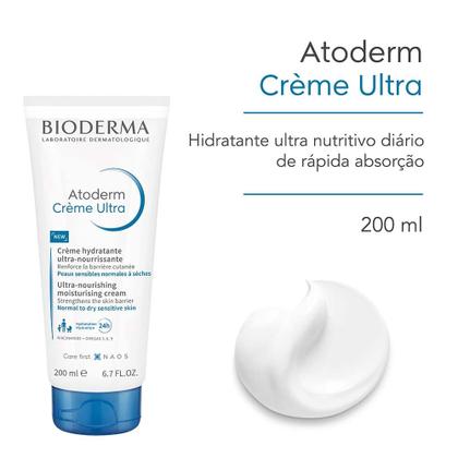 Imagem de Creme Hidratante Corporal Bioderma - Atoderm Crème Ultra Peles Normais e Secas