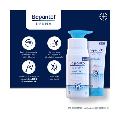 Imagem de Creme Hidratante Corporal Derma Regenerador 400ml - Bepantol