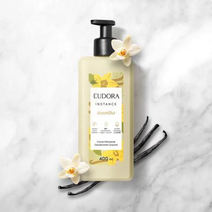 Imagem de Creme Hidratante Corporal Eudora Instance Baunilha 400Ml