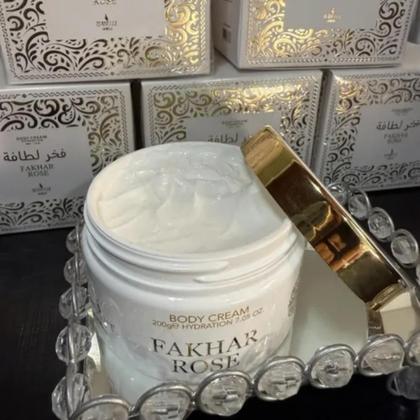 Imagem de Creme Hidratante Corporal Fakhar 200g Isabelle La Belle  Perfumado Árabe Unissex Original