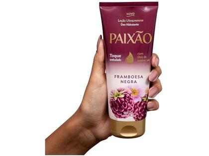 Imagem de Creme Hidratante Corporal Framboesa Negra com Óleo de Amêndoas Paixão