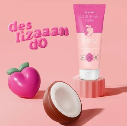 Imagem de Creme Hidratante Deslizante Para Lâmina Cuide-se Bem Doçura na Pessegura 200ml