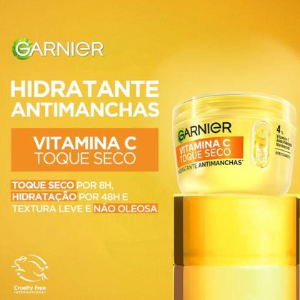 Imagem de Creme Hidratante Facial Garnier Antimanchas Vitamina C Toque Seco 85g