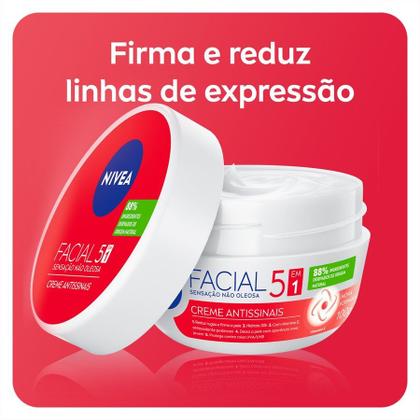 Imagem de Creme Hidratante Facial Nivea Antissinais 100g
