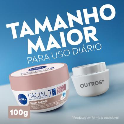 Imagem de Creme Hidratante Facial Nivea Beleza Radiante 7 em 1 100g