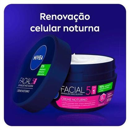Imagem de Creme Hidratante Facial Nivea noturno 100g