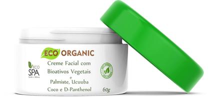 Imagem de Creme Hidratante Facial pós máscara de argila, orgânico 60g - Eco Spa