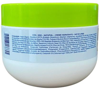 Imagem de CREME HIDRATANTE HIPOALERGICO NATUPHIL 250gr NATUFLORES kit 3un