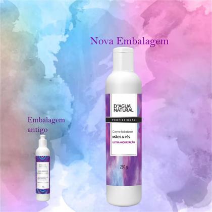 Imagem de CREME HIDRATANTE MÃOS E PÉS SEMENTE UVA 230G D'agua natural