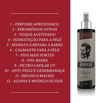 Imagem de Creme Hidratante Masculino Cabelo Pele E Desodorante Intimo