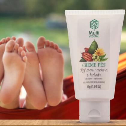 Imagem de Creme Hidratante Natural para os Pés 55g Multi Vegetal