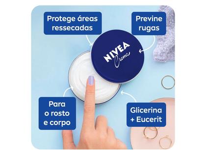 Imagem de Creme Hidratante Nivea Latinha Azul 29g