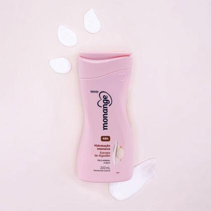 Imagem de Creme Hidratante para Pele Normal e Seca com Ação Desodorante 200ml Monange Hidratação Intensiva