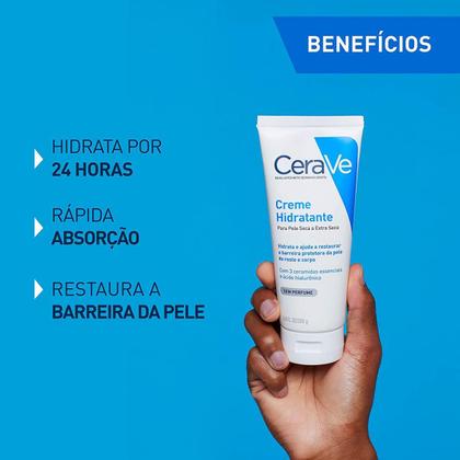 Imagem de Creme Hidratante Para Pele Seca/Extra seca - 200g CeraVe 