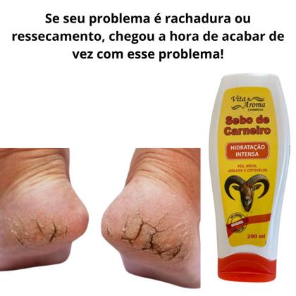Imagem de Creme Hidratante Sebo de Carneiro com Úreia e Cacau 200 ml