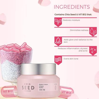 Imagem de Creme hidratante The Face Shop Chia Seed Advanced Hydro Cream