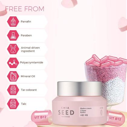 Imagem de Creme hidratante The Face Shop Chia Seed Advanced Hydro Cream