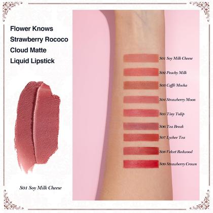 Imagem de Creme labial Flower Knows Strawberry Rococo Cloud Matte 3,5 ml