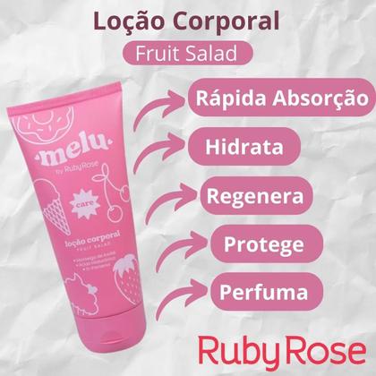 Imagem de Creme Loção Corporal Frutas Vermelhas Care Melu Ruby Rose 200ml