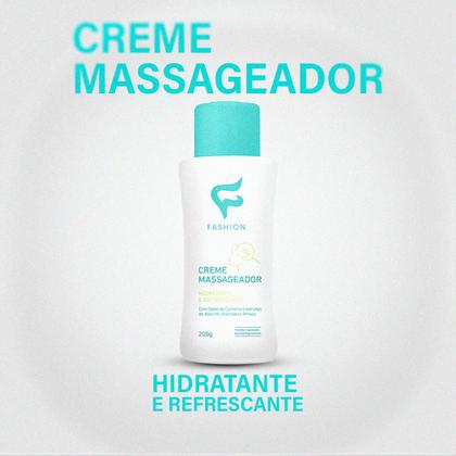 Imagem de Creme Massageador Hidratante e Refrescante 200g Fashion