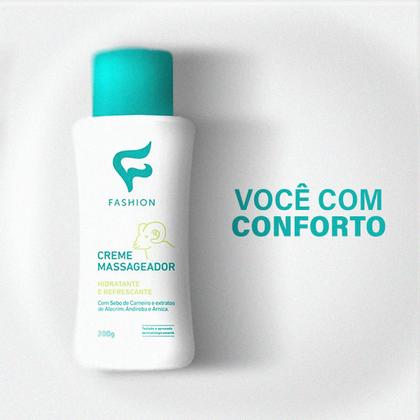 Imagem de Creme Massageador Hidratante e Refrescante 200g Fashion