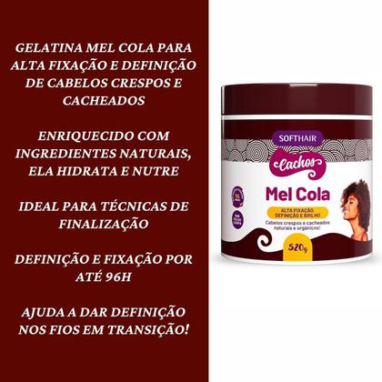 Imagem de Creme Mel Cola Para Cabelo Onde Comprar Cacho Mais Definido