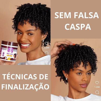 Imagem de Creme Mel Cola Para Cabelo Onde Comprar Cacho Mais Definido