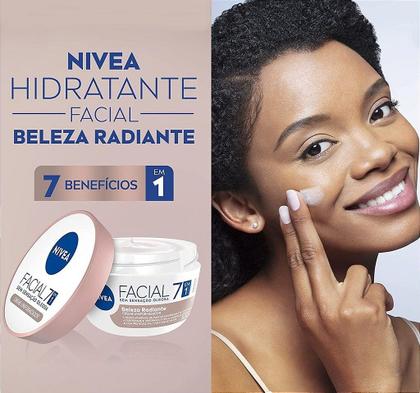 Imagem de Creme Nivea Facial 7 em 1 Uniformizador para Pele Negra 100g