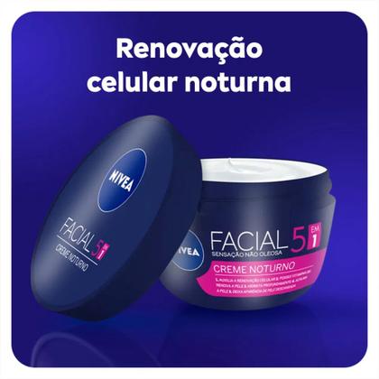 Imagem de Creme Nivea Facial Noturno 5 em 1 com 100g