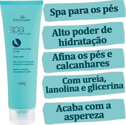 Imagem de Creme Para Afinar os Pés com Uréia Spa 120g Sofisticatto