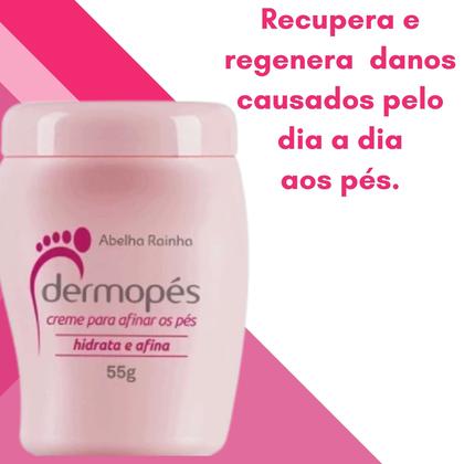 Imagem de Creme para Afinar os Pés Ressecados e Rachados Dermopés 55 g + Loção Demopes Milagre para o Pés