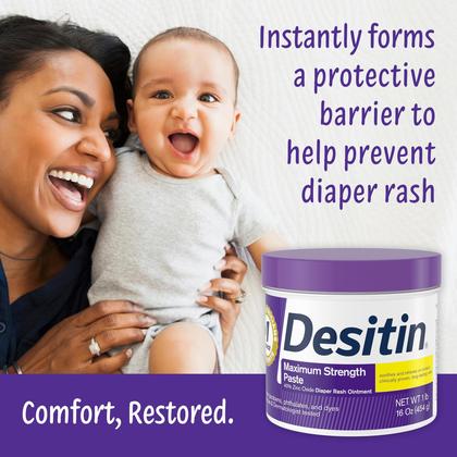 Imagem de Creme para assaduras Desitin Maximum Strength 40% de óxido de zinco 480 ml
