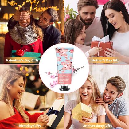 Imagem de Creme para mãos ANKOOY Hidratante, pacote com 12 unidades para mãos secas e mulheres
