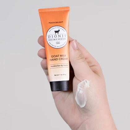 Imagem de Creme para mãos Dionis Goat Milk Skincare 30 ml (conjunto de 6) pêssego