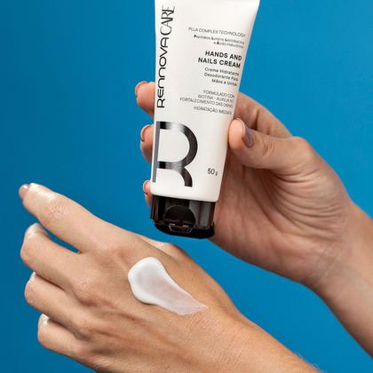 Creme para mãos e unhas rennova care com biotina, pantenol