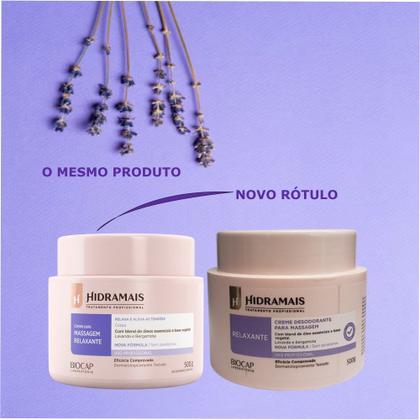 Imagem de Creme Para Massagem Relaxante 500GR Hidramais