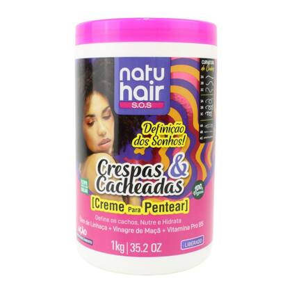 Imagem de Creme Para Pentear Definição dos Sonhos Crespas & Cacheadas Natuhair 1kg