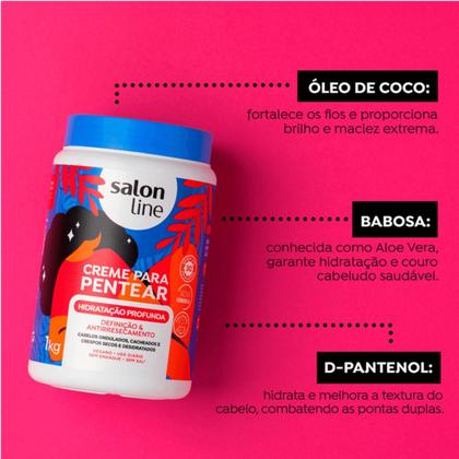 Imagem de Creme para Pentear Hidratação Profunda 1kg Salon Line