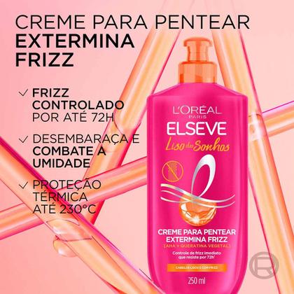 Imagem de Creme Para Pentear L'Oréal Paris Elseve Liso dos Sonhos
