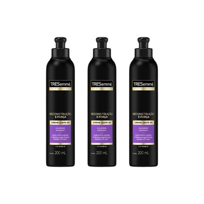 Imagem de Creme Para Pentear Leave-In Tresemme Reconst Força 200Ml-3Un