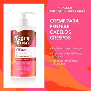 Imagem de Creme Para Pentear Negra Rosa Crespos 500ml