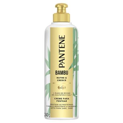 Imagem de Creme para Pentear Pantene Bambu Nutre & Cresce 240g